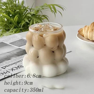 Unique Round Clear Bubble Coffee Mug