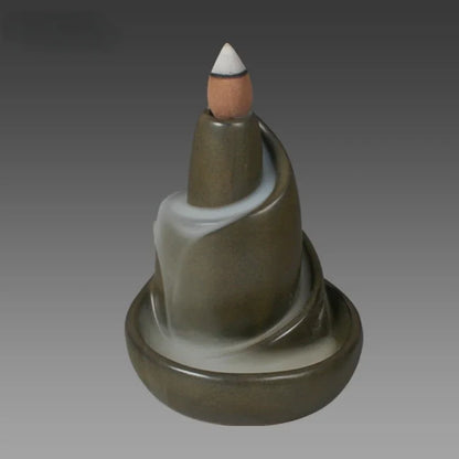 Unique Stone Backflow Incense Holder