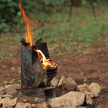 Compact Camping Wood Fired Portable Heater Stove