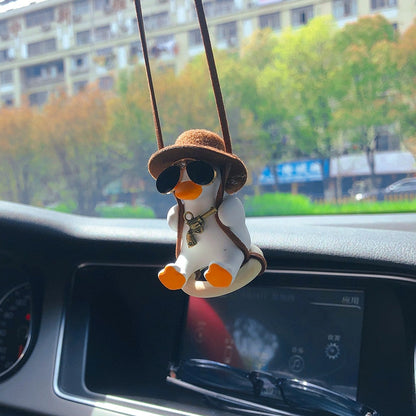 Fun Quacker Car Rearview Mirror Ornament