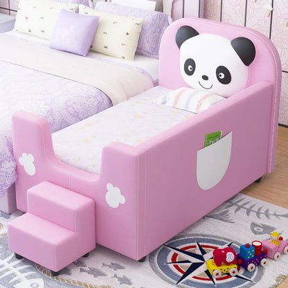 Safe Simple Low Toddler Bed with Storage