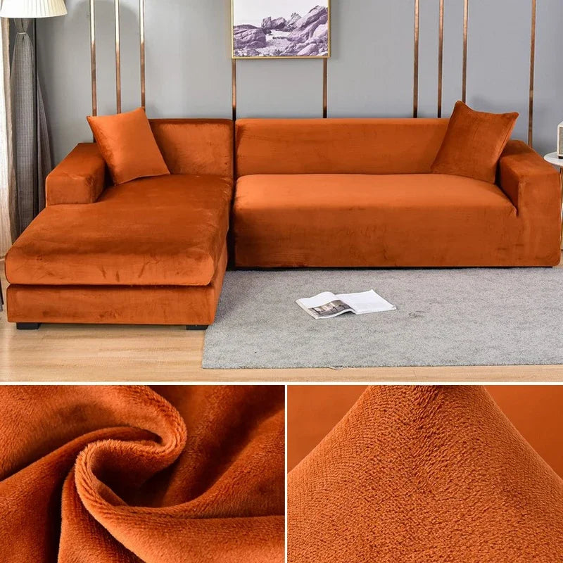 Soft Fitted Couch Slipcover