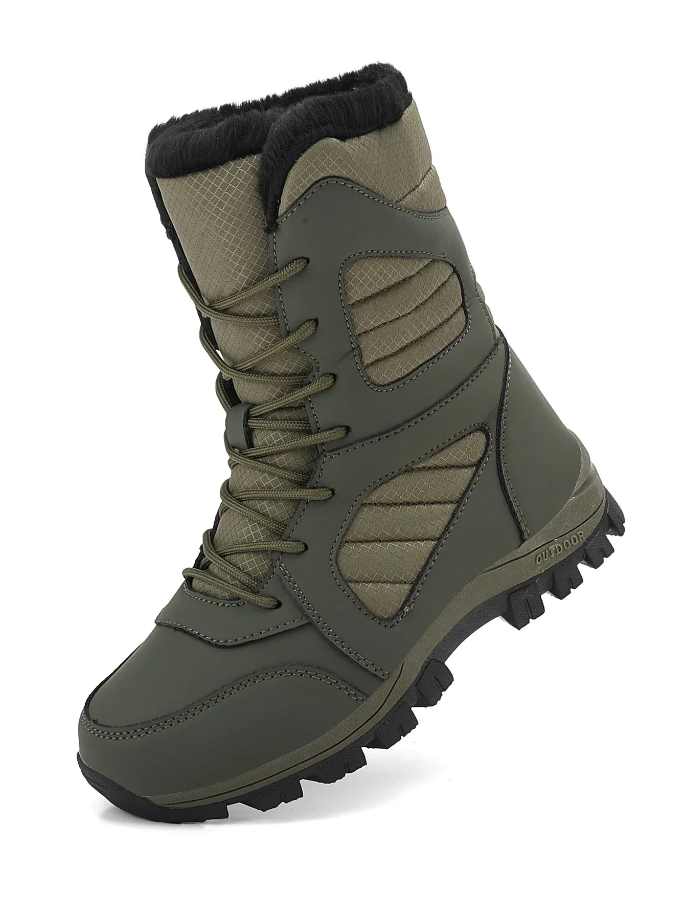 Warm Fleece Lined Snow Boots for Men and Women - Pexav