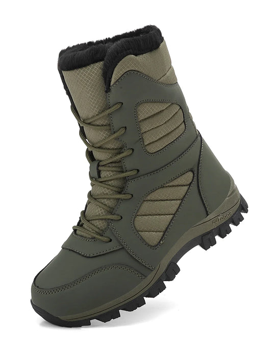 Warm Fleece Lined Snow Boots for Men and Women - Pexav
