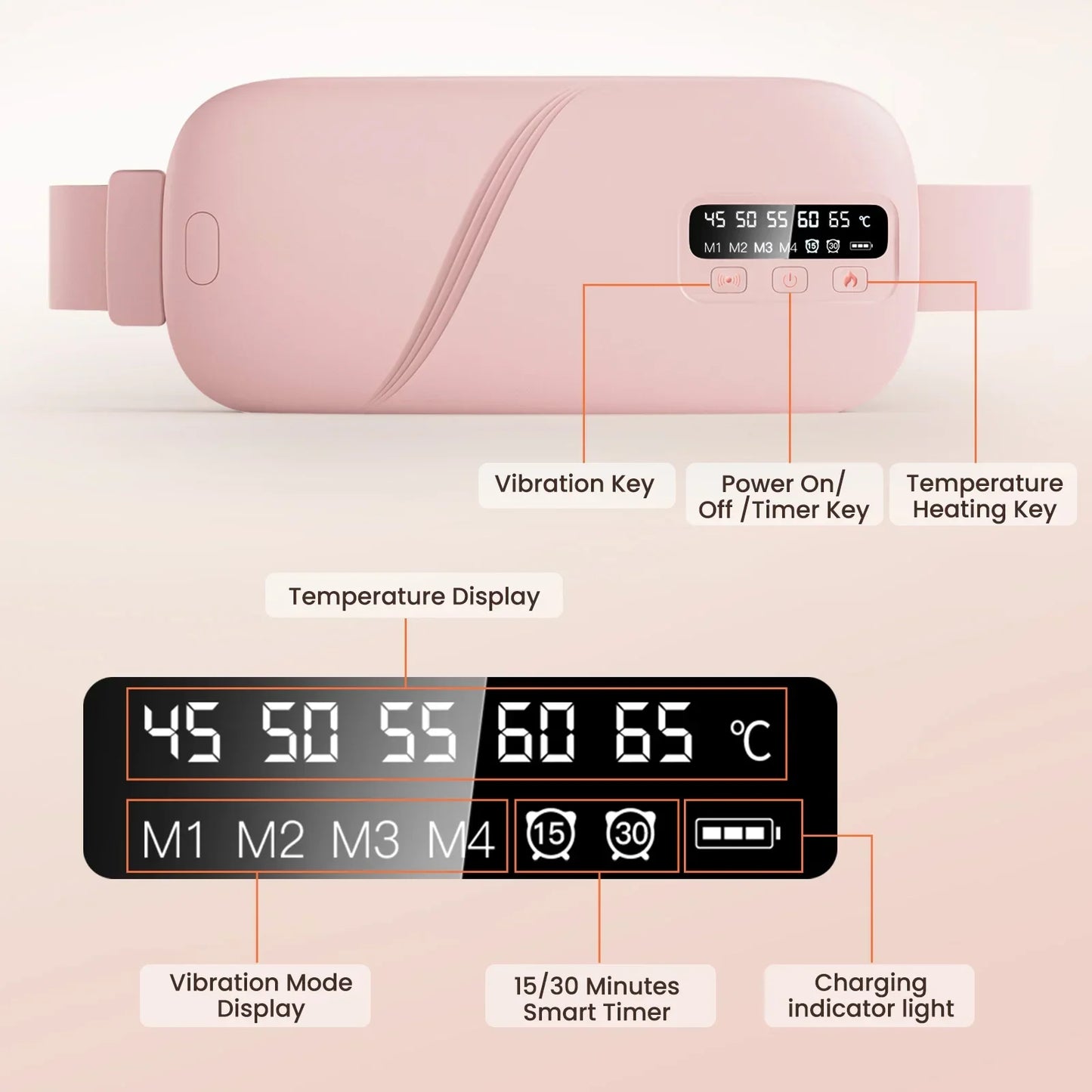 Heated Period Pain Relief Pad for Women