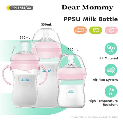Safe Baby Milk Bottle, Easy Clean & Anti Colic Design - Pexav