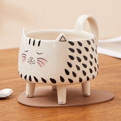 Fun Kitty Tall Ceramic Coffee Mug