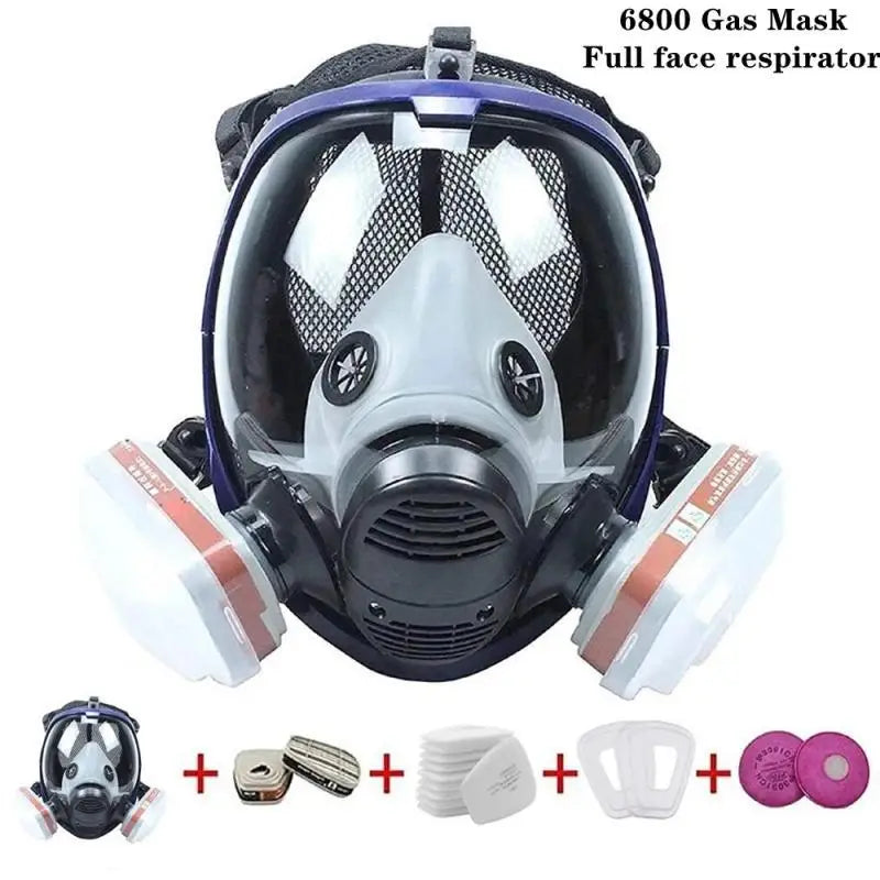 Breathable Face Mask with Clear Lens and Air Purifying Filters