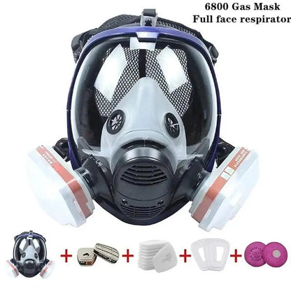 Breathable Face Mask with Clear Lens and Air Purifying Filters
