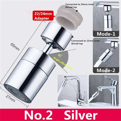 Flexible 360 Degree Kitchen Faucet Extender