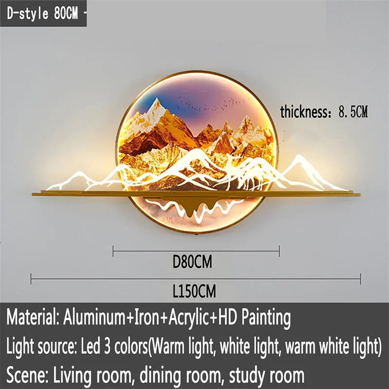 Nature Inspired LED Wall Light Lamp
