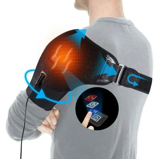 Warm Therapeutic Shoulder Wrap with 3 Heat Settings - Pexav
