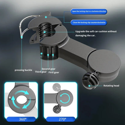 Compact Car Air Cooler 360° Adjustable 3 Speed Fan