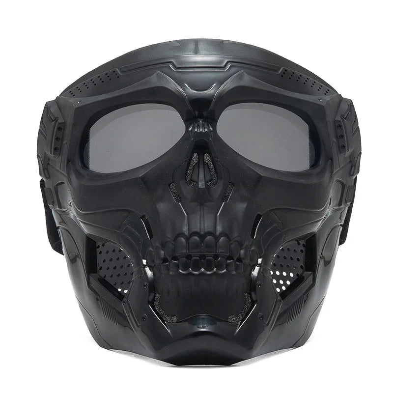 Tough Biker Skull Face Mask