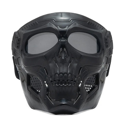 Tough Biker Skull Face Mask