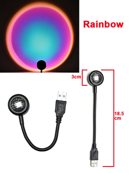 Compact LED Colorful Table Lamp