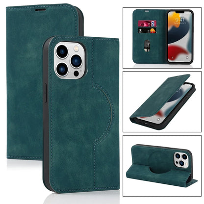 Slim Magnetic Phone Wallet Case with Wireless Charger