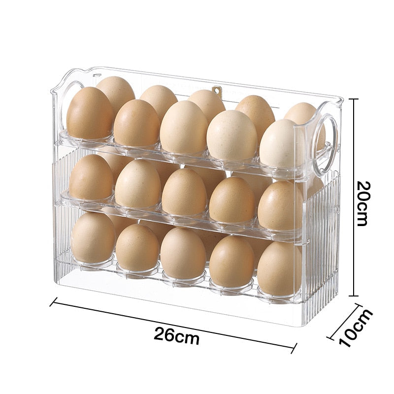 Easy Flip Kitchen Egg Holder