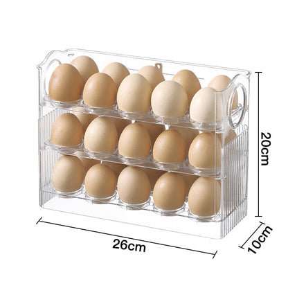 Easy Flip Kitchen Egg Holder