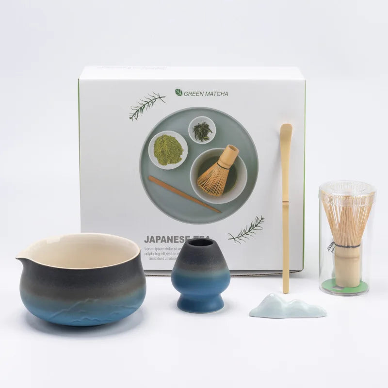 Traditional Green Tea Ceramic Gift Set - Pexav