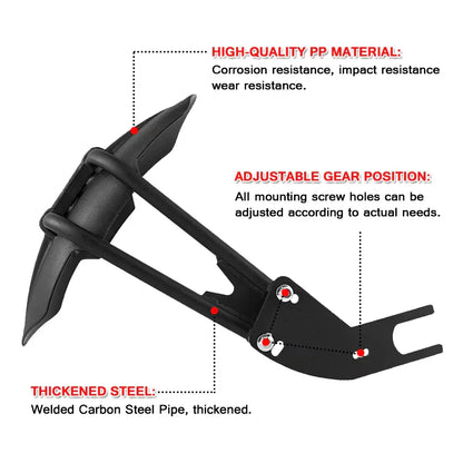 Tough Bike Rear Mudguard with Durable Steel Mount