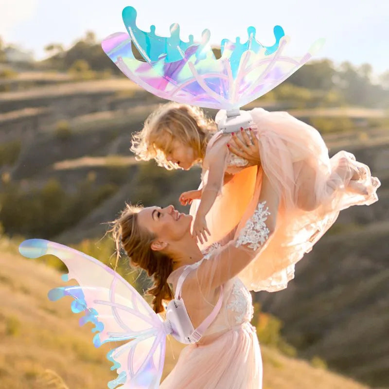 Bright LED Wing Costume for Kids and Adults
