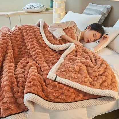 Soft Plush Fall Throw Blanket