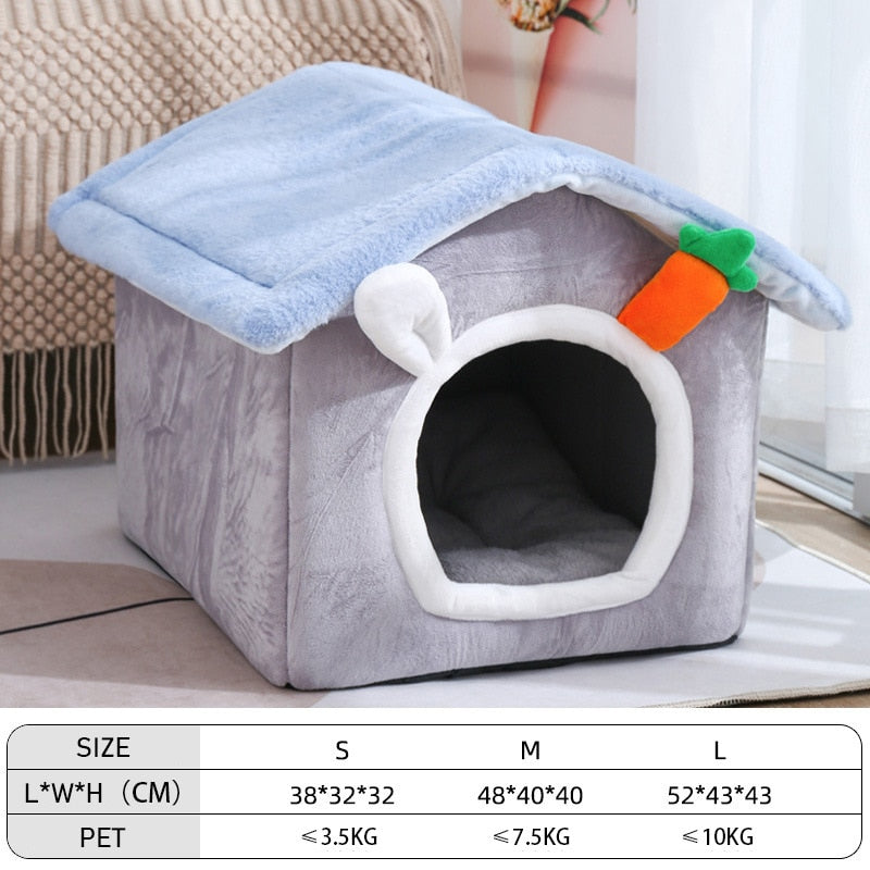 Cozy Removable Soft Pet Bed House