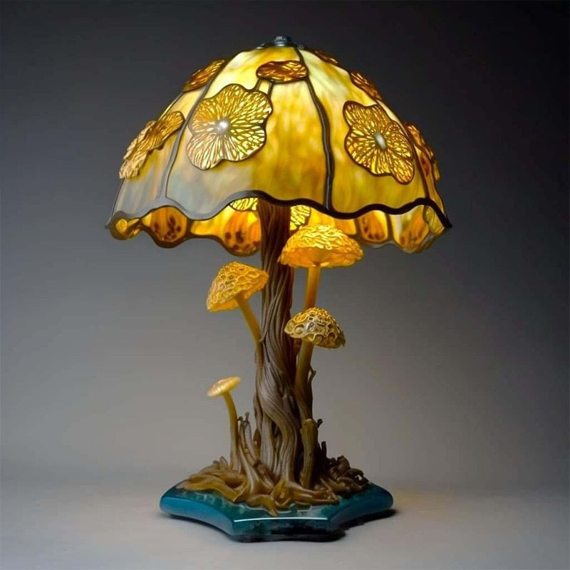 Vibrant Fungi Table Light