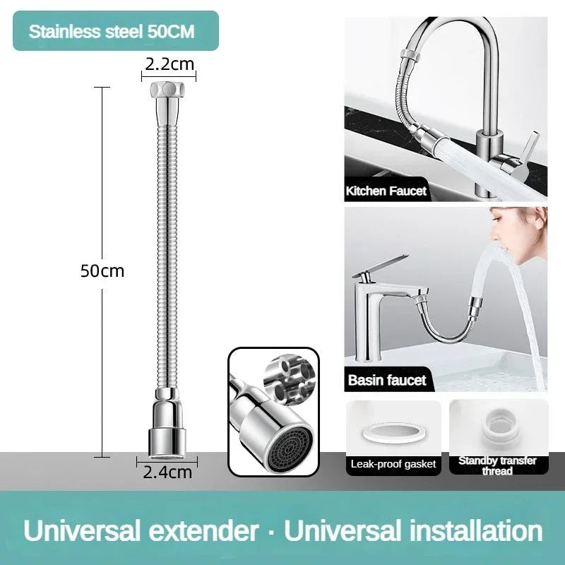 Easy Fit Adjustable Kitchen Faucet Spray Nozzle