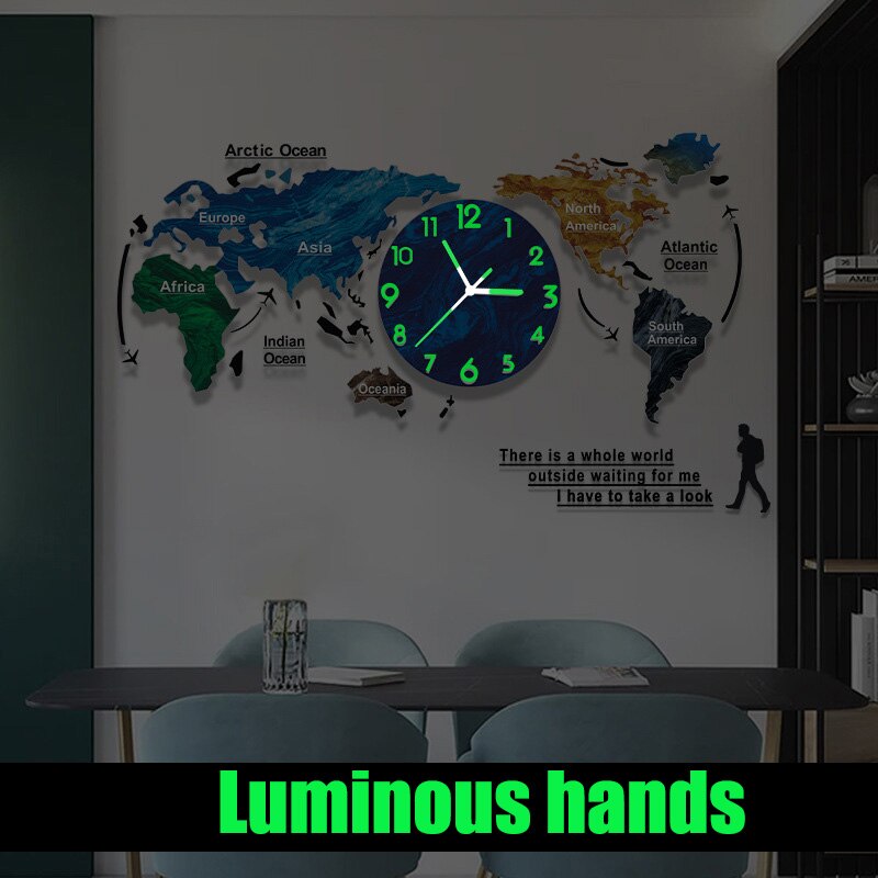 Decorative 3D Acrylic DIY Wall Clock