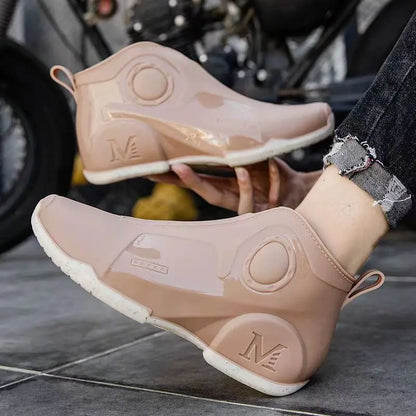 Waterproof Grip Rain Ankle Boots