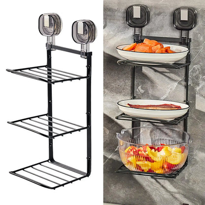 Space-Saving Kitchen Wall Mount Shelf Rack