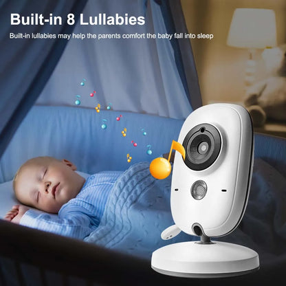 Compact Baby Video Monitor with Night Vision and Audio