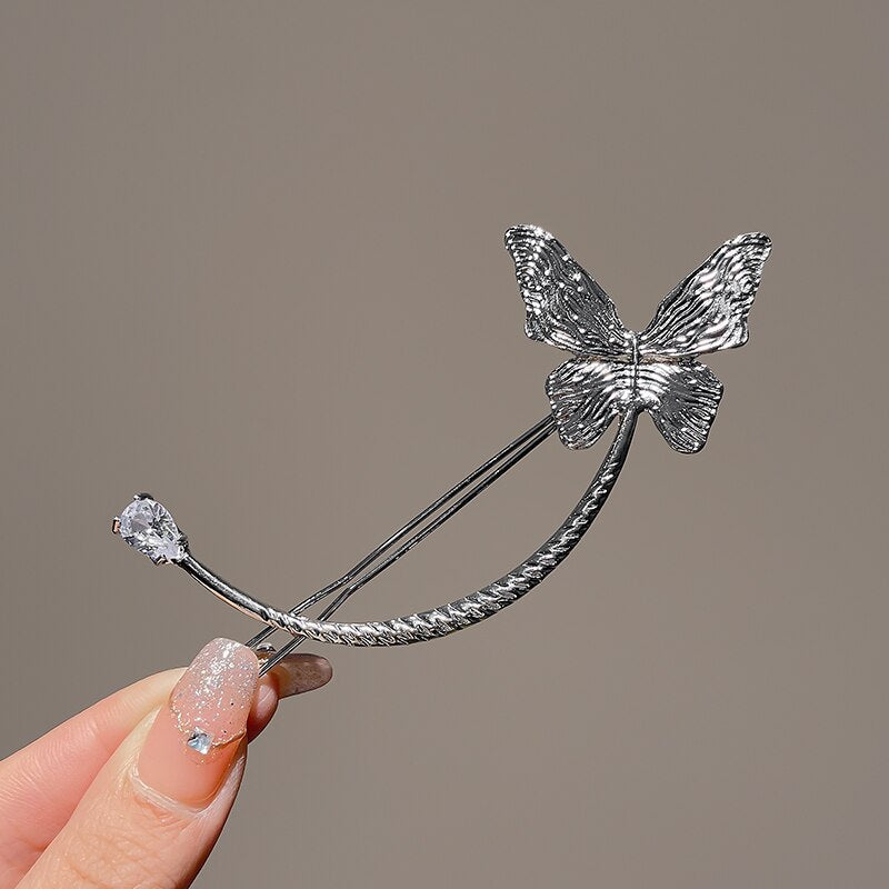 Asian Inspired Luxurious Pearl Hair Barrette