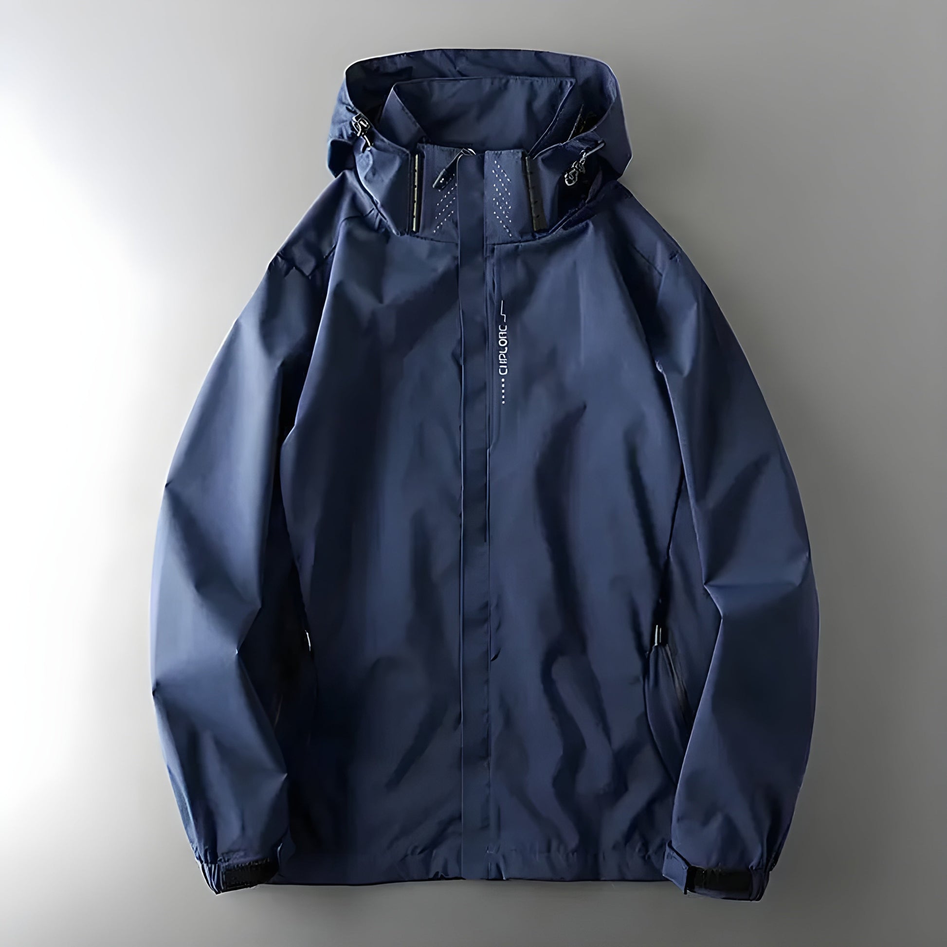 Breathable Water Resistant Parka With Zip Up Front - Pexav