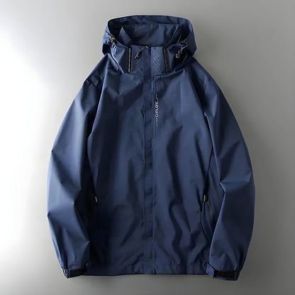 Breathable Water Resistant Parka With Zip Up Front - Pexav