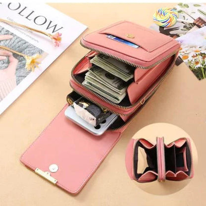 Stylish RFID Blocking Cross Body Purse Travel Bag