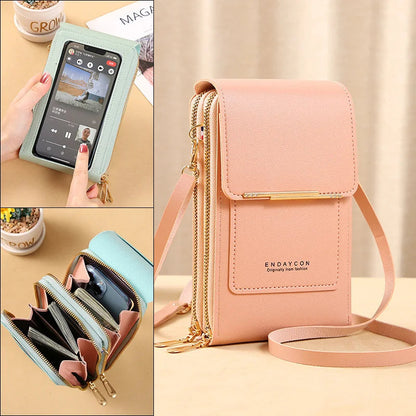 Stylish RFID Blocking Cross Body Purse Travel Bag