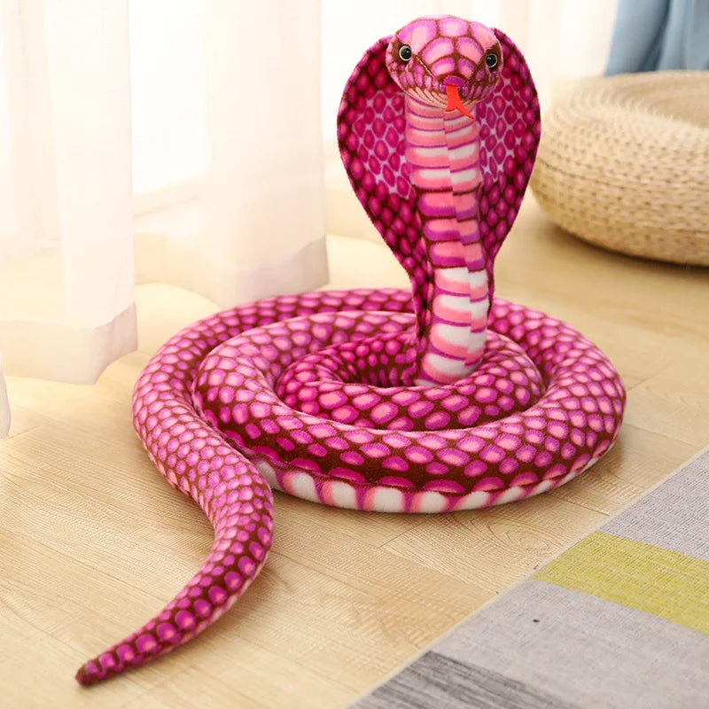 Vibrant Snake Stuffed Animal