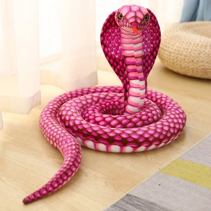 Vibrant Snake Stuffed Animal