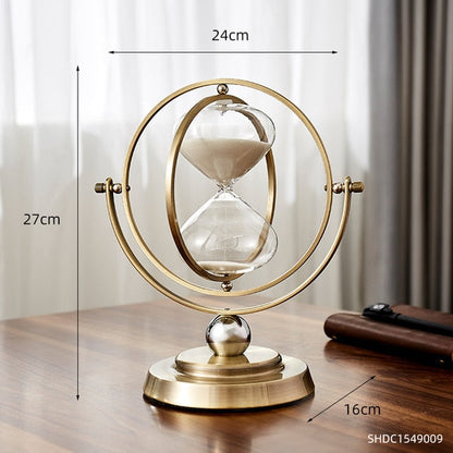 Beautiful Glass Timer Desk Decoration