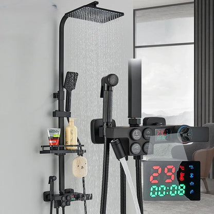 Advanced Temperature Control Luxury Shower Head Set - Pexav