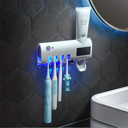 Convenient Toothpaste Holder Bathroom Storage Rack - Pexav