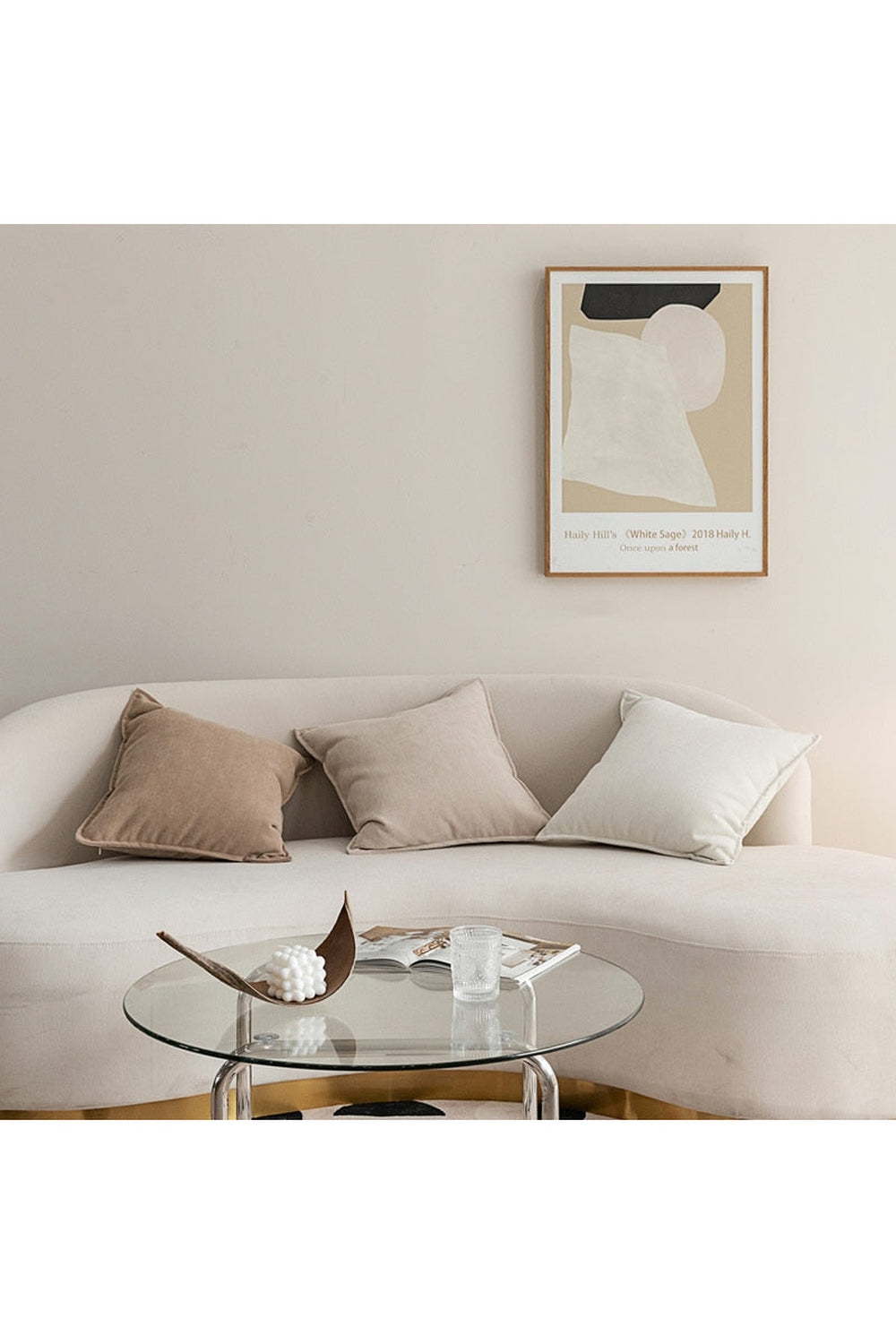 Comfortable Fabric Sofa Pillow Cover