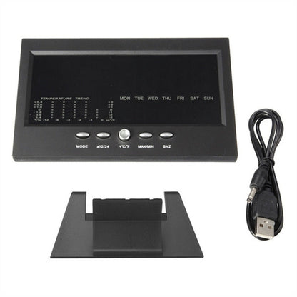 Digital LCD Atomic Weather Clock Radio