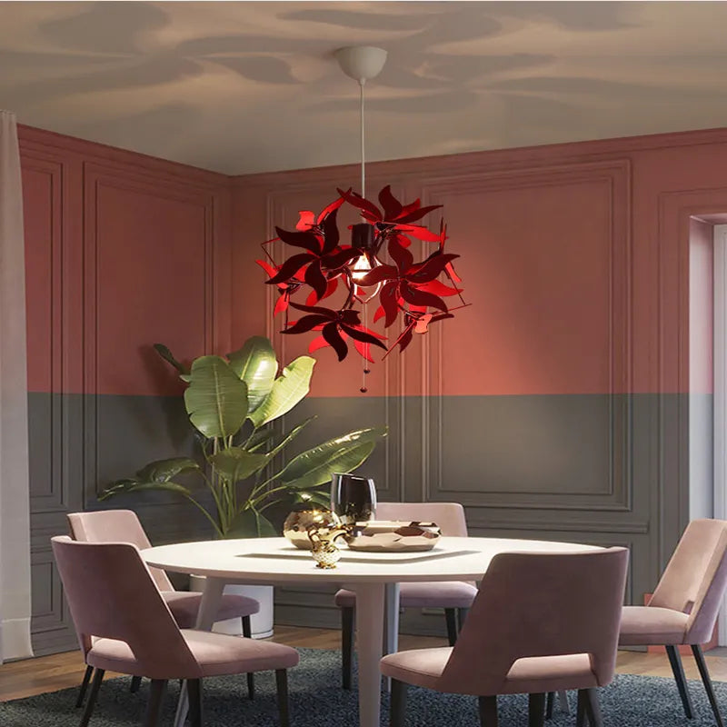 Beautiful Floral Drop Ceiling Lamp - Pexav