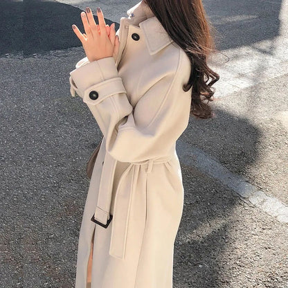 Fashionable Women's Long Winter Coat