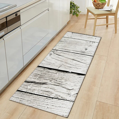 Classic Wooden Style Anti-slip Area Rugs