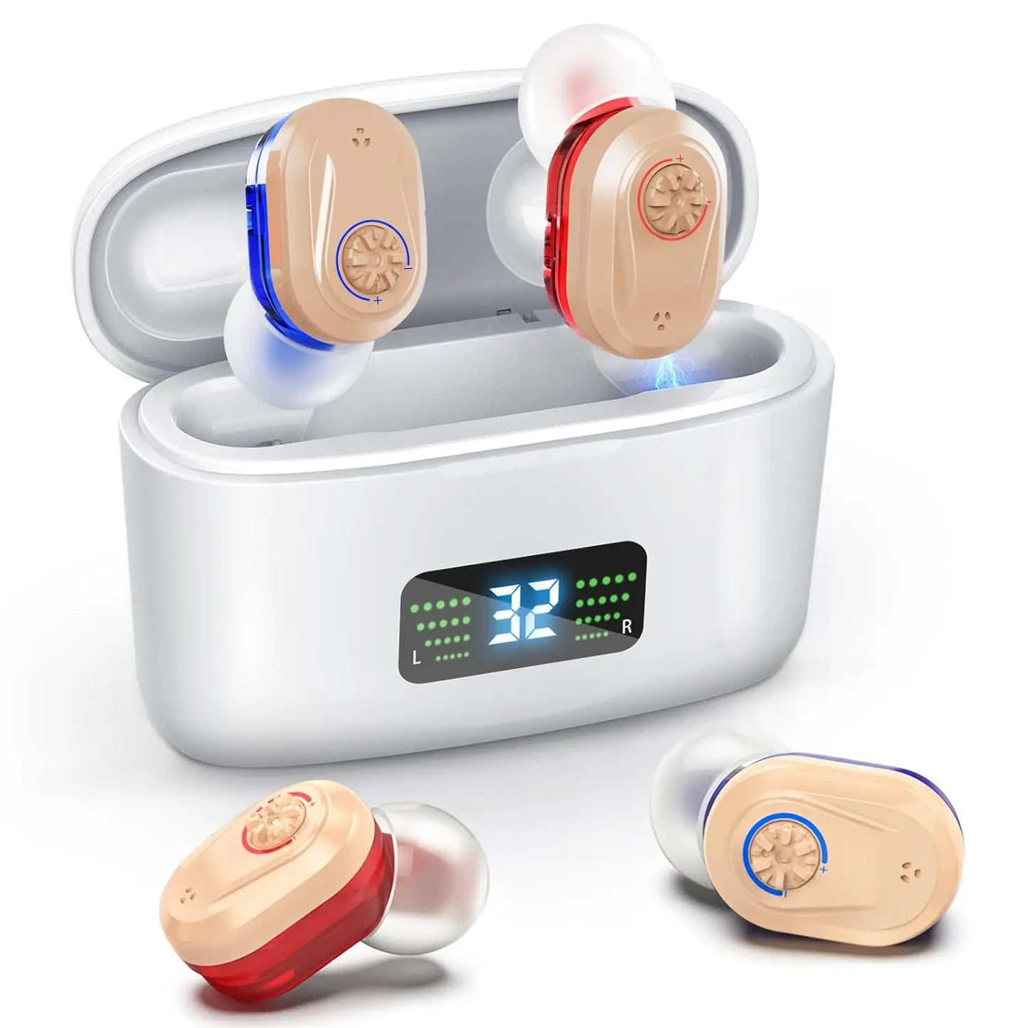Compact Digital Hearing Aid with Noise Cancellation - Pexav